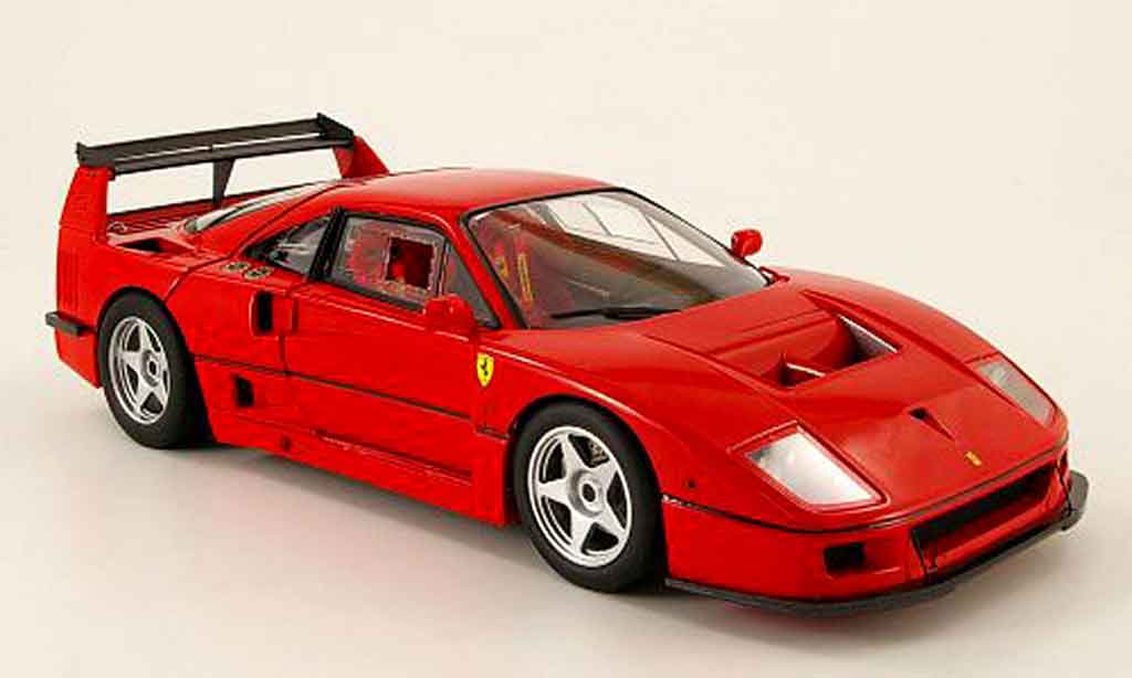 Ferrari F40 Test Car 1/18 Hot Wheels Elite Test Car competizione 1989 diecast model cars