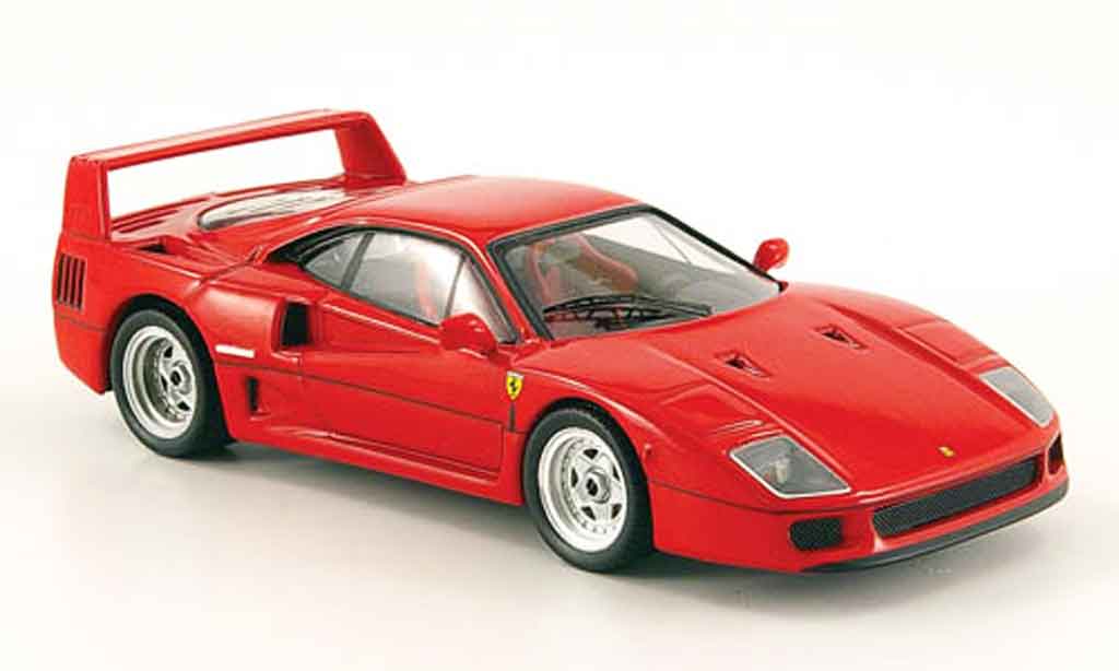 Ferrari F40 1/43 Hot Wheels Elite red diecast model cars