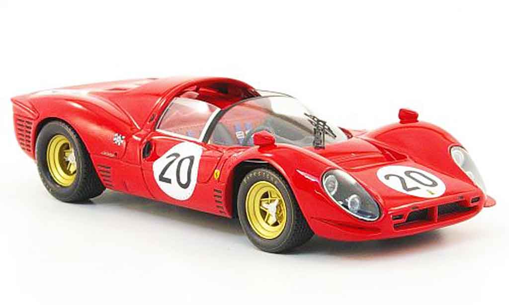 Ferrari 330 P4 1/43 Hot Wheels Elite P4 no.20 24h le mans 1967 diecast model cars