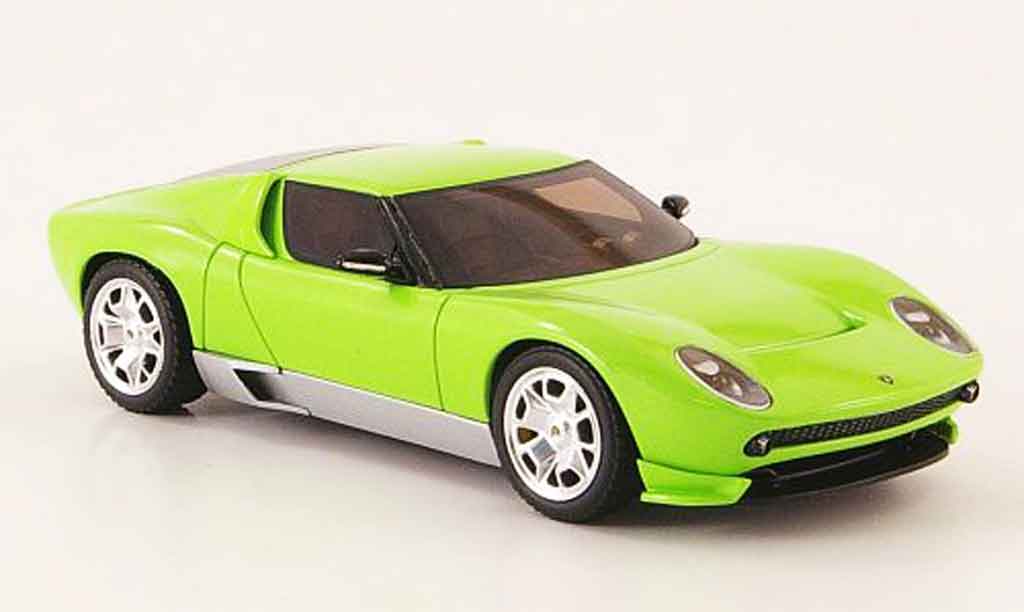 Lamborghini Miura Concept 1/43 Hot Wheels Elite Concept grun diecast model cars