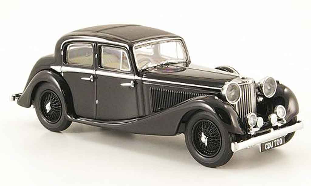 Jaguar SS 1/43 Oxford 2.5 saloon black diecast model cars