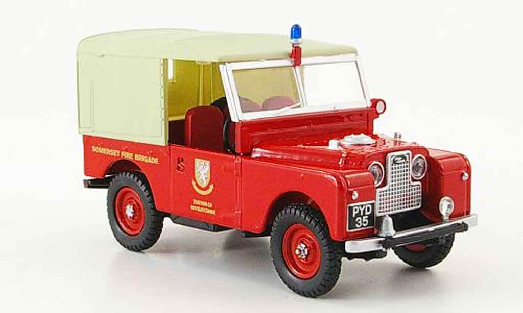 Land Rover 88 1/43 Oxford Sommerset Fire Brigade pompier diecast model cars