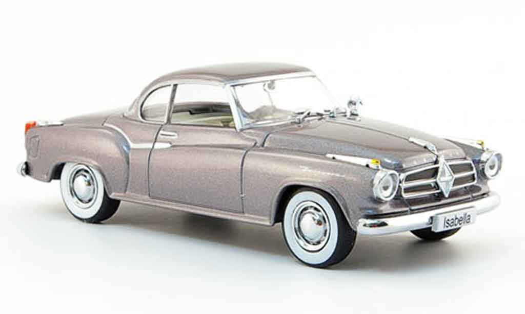 Borgward Isabella 1/43 Auto Klassiker Coupe grey 1957 diecast model cars