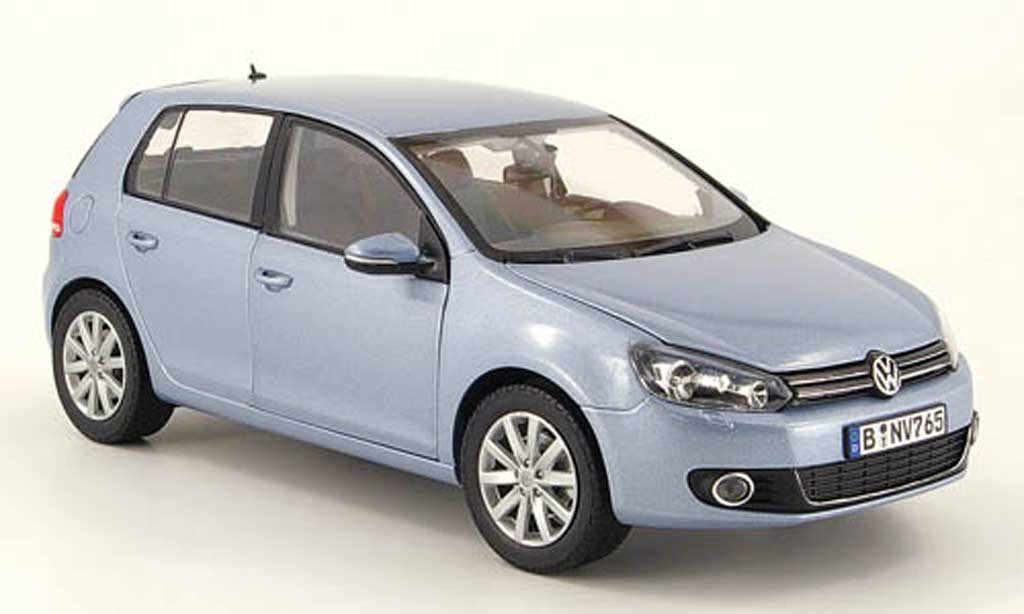 Volkswagen Golf VI GTI 1/18 Norev VI GTI 2008 blue ciel 5 portes diecast model cars