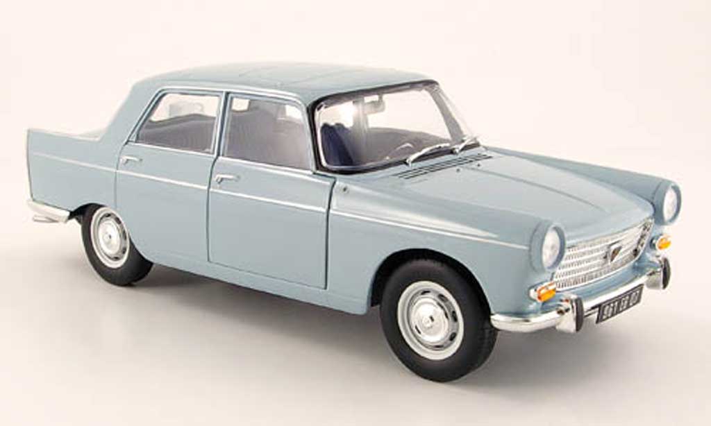 Peugeot 404 Berline 1/18 Norev Saloon blue 1965 diecast model cars