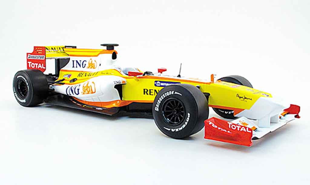 Renault F1 1/18 Norev r 29 no.7 ing f.alsonso 2009 diecast model cars