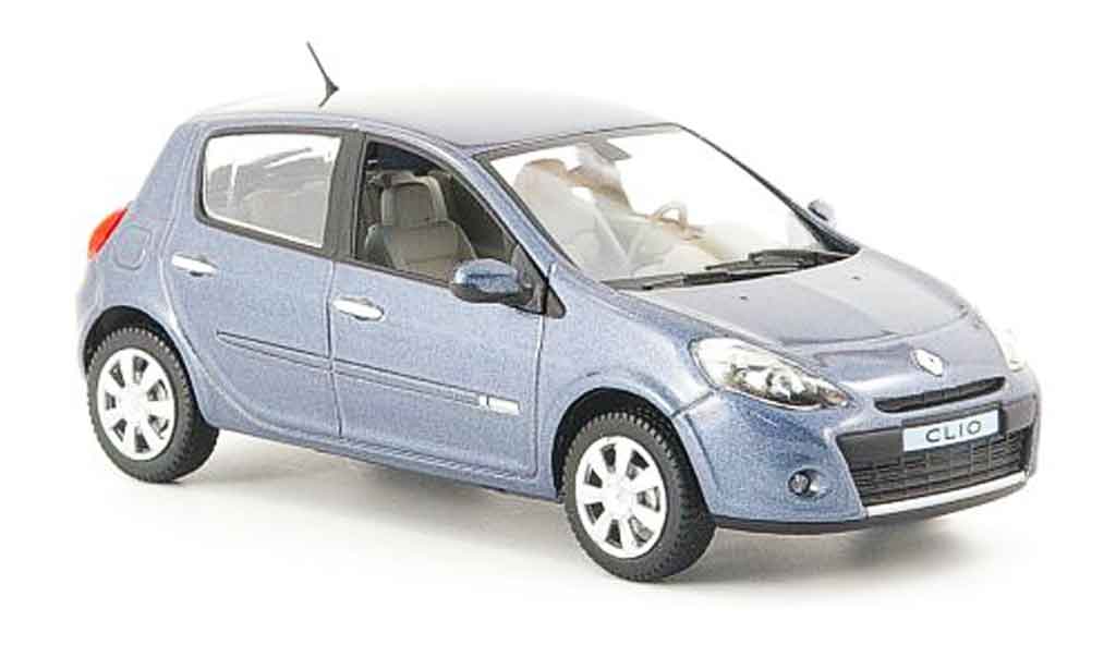 Renault Clio 1/43 Norev grey 5 turig 2009 diecast model cars