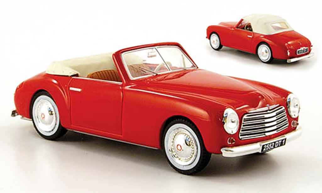Simca Sport 1/43 Norev 8 red inklusive hard top 1949 diecast model cars