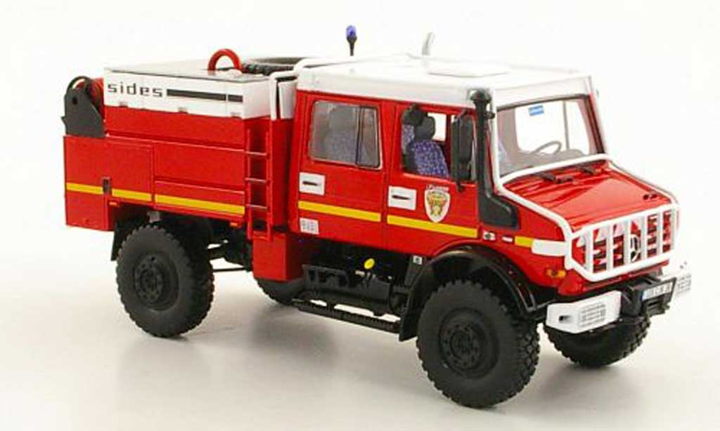 Mercedes Unimog 1/43 Norev U 5000 DoKa Fire brigade Fire brigade (F) 2005 diecast model cars