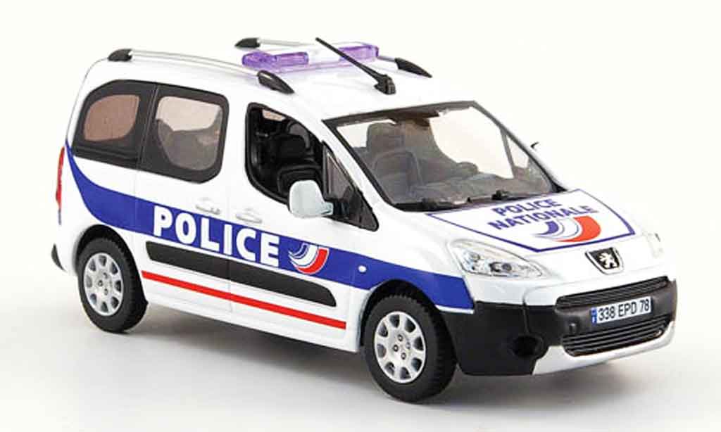 Peugeot Partner 1/43 Norev police nationale police 2008 diecast model cars