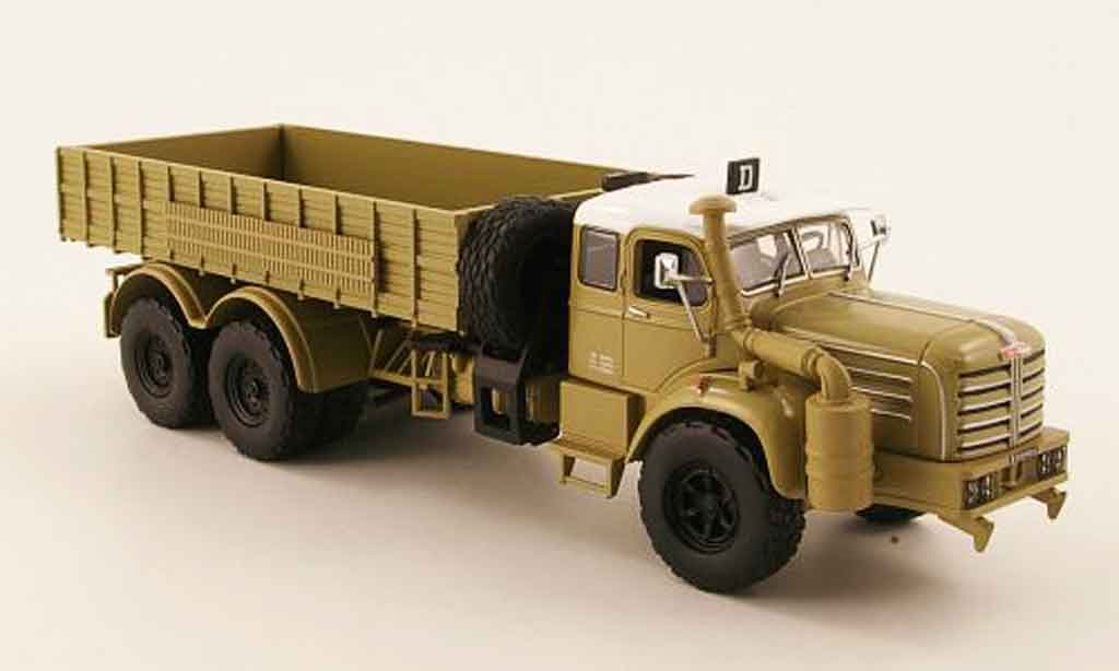 Berliet GBO 1/43 Norev 15 6x4 HC beige 1957 diecast model cars