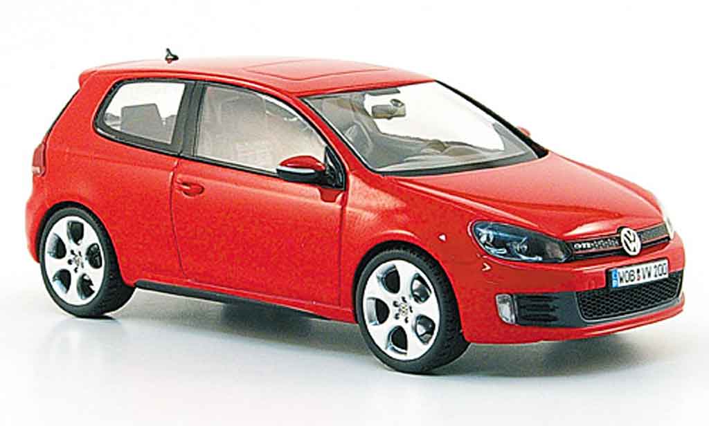 Volkswagen Golf VI GTI 1/43 Schuco VI GTI red 2009 diecast model cars