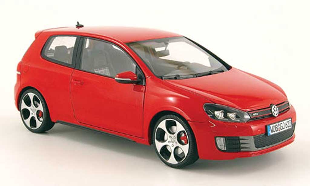 Volkswagen Golf VI GTI 1/18 Norev VI GTI red 3 portes 2009 diecast model cars