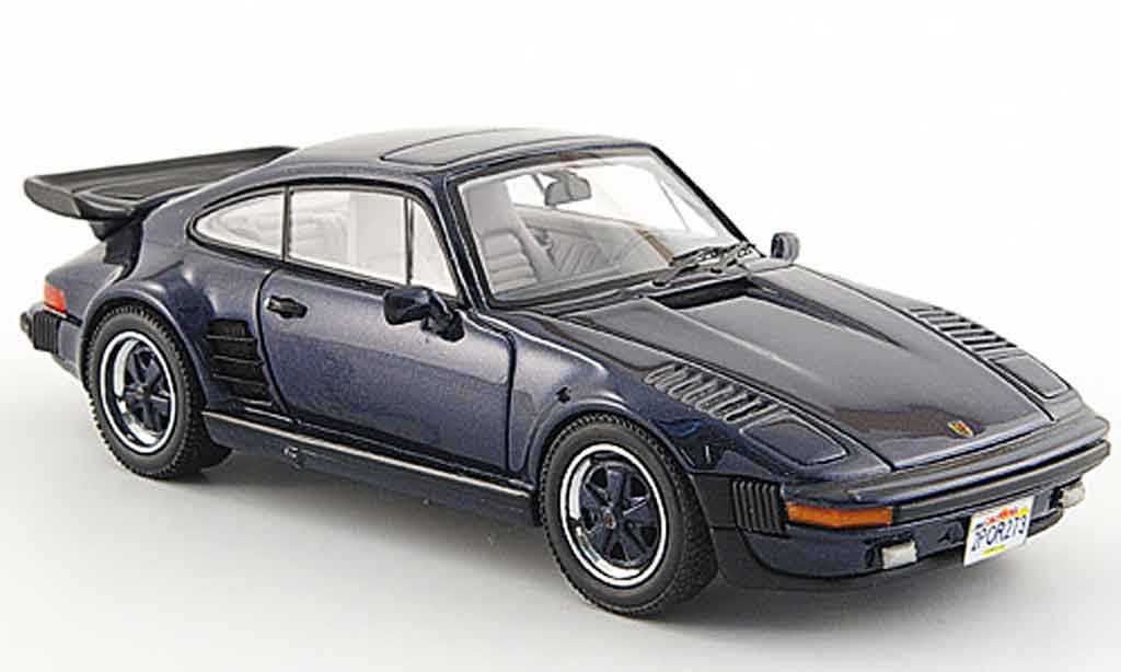 Porsche 930 Turbo 1/43 Neo Turbo SE Flatnose blue 1987 diecast model cars