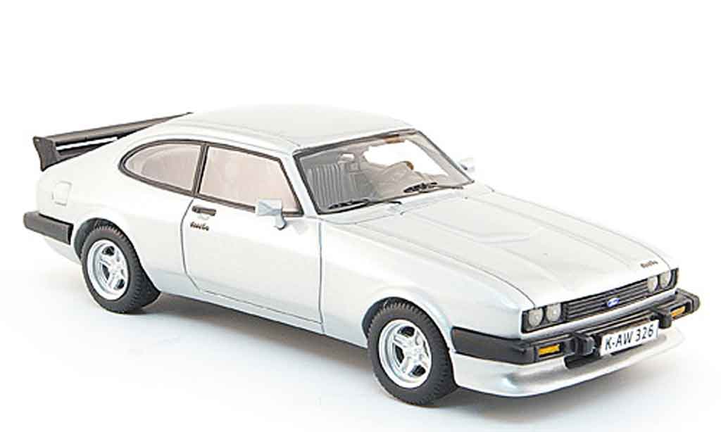 Ford Capri 1/43 Neo MK III Turbo grey metallisee 1981 diecast model cars
