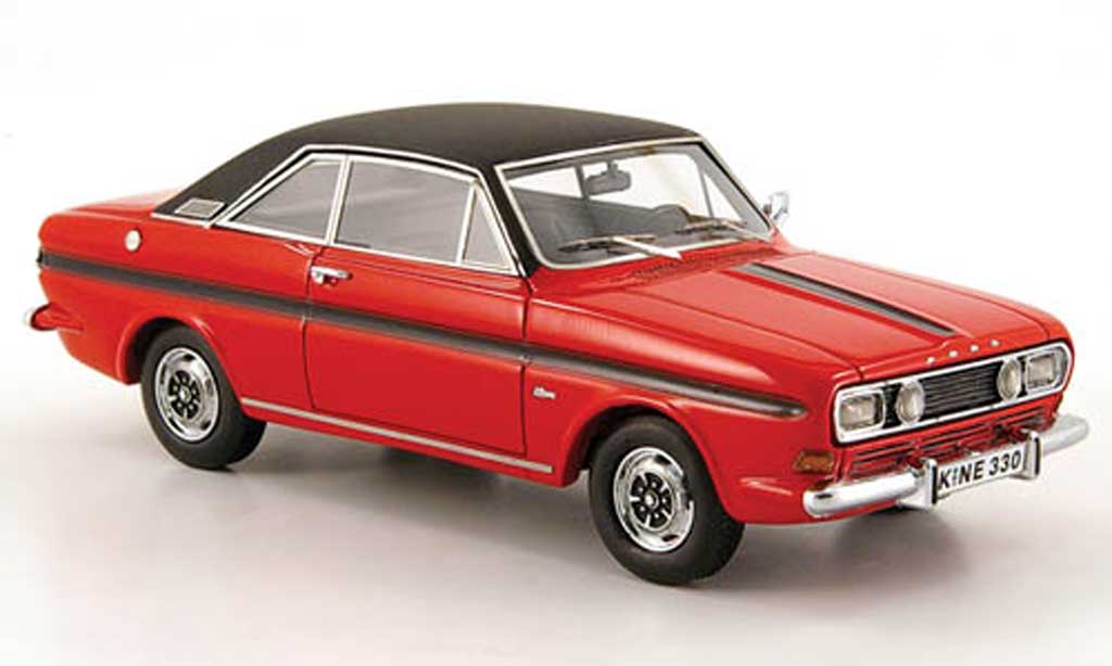 Ford Taunus 1968 1/43 Neo 1968 (P6) 15M Coupe red diecast model cars
