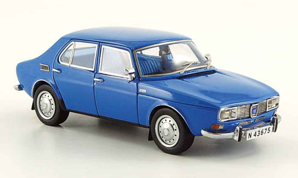 Saab 99 1/43 Neo blue 4 turig 1981 diecast model cars