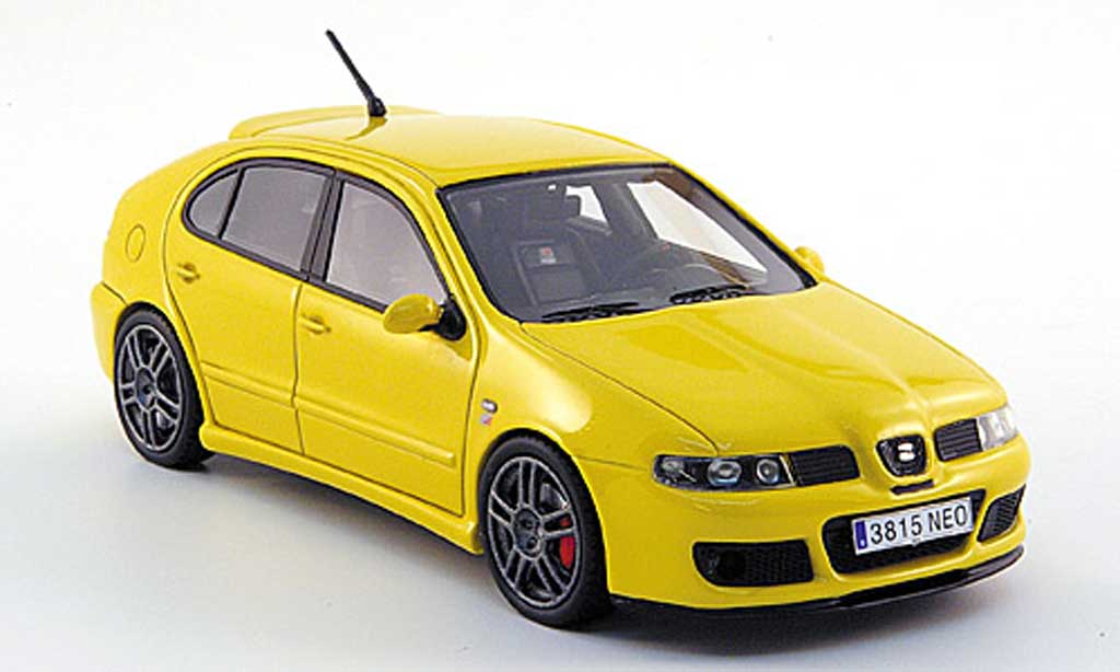 Seat Leon Cupra 1/43 Neo Cupra MKI R yellow 2003 diecast model cars