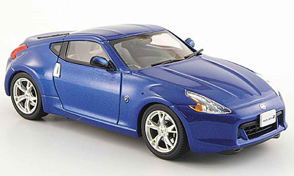 Nissan 370Z 1/43 Ebbro Fairlady Z blue 2008 diecast model cars