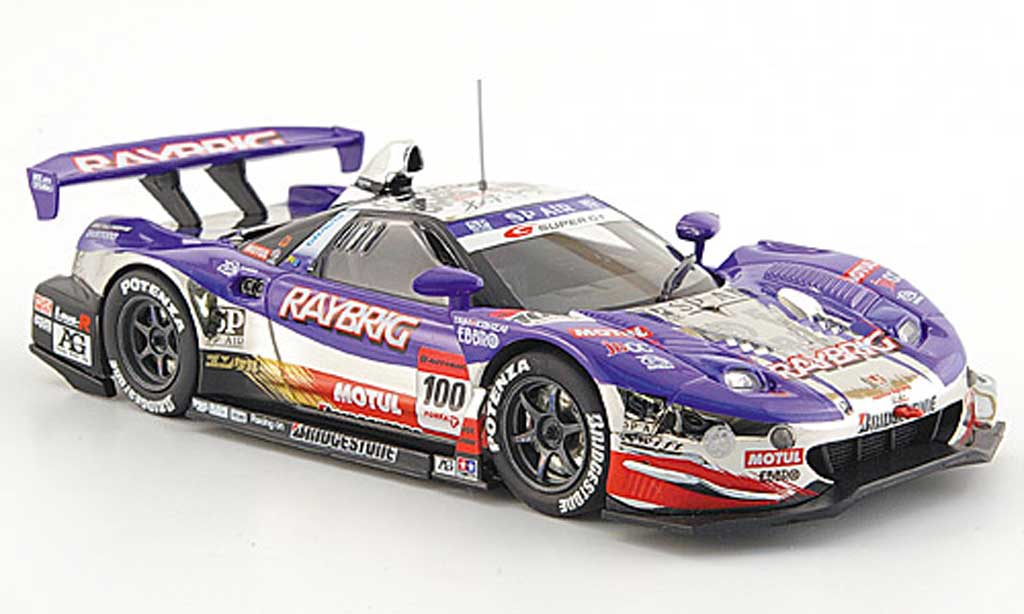 Honda NSX Super GT 1/43 Ebbro Super GT SGT 500 No.100 Raybrig 1000 Km Suzuka 2008 diecast model cars