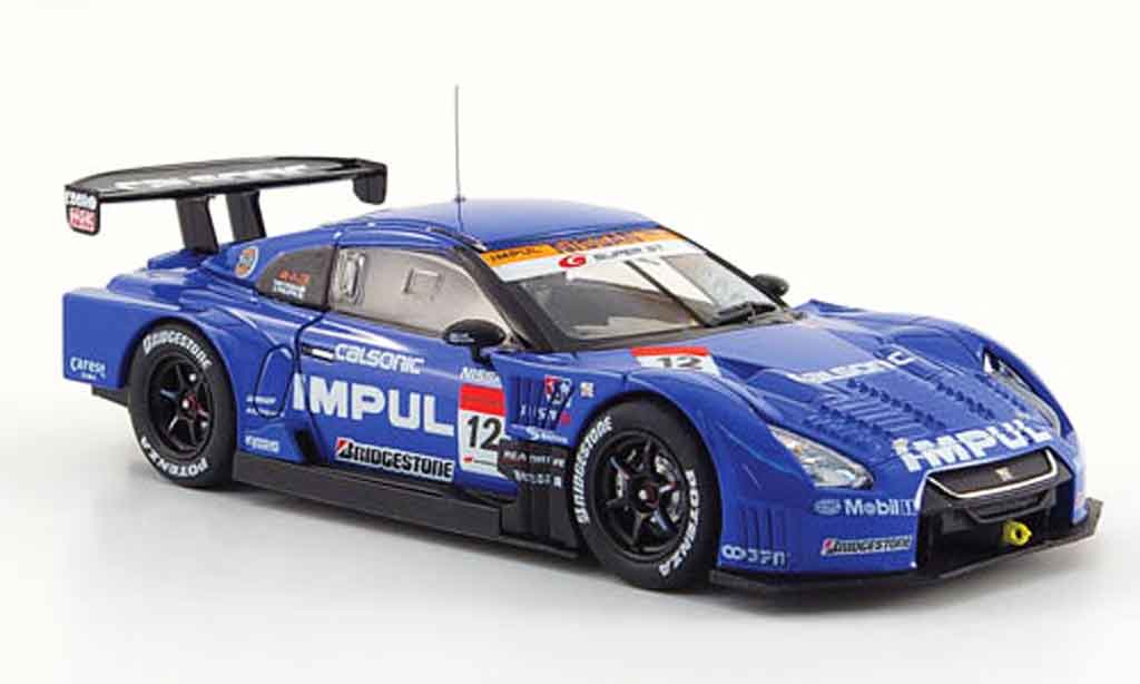 Nissan Skyline R35 1/43 Ebbro R35 GTR No.12 Calsonic Impul Super GT 500 2009 diecast model cars