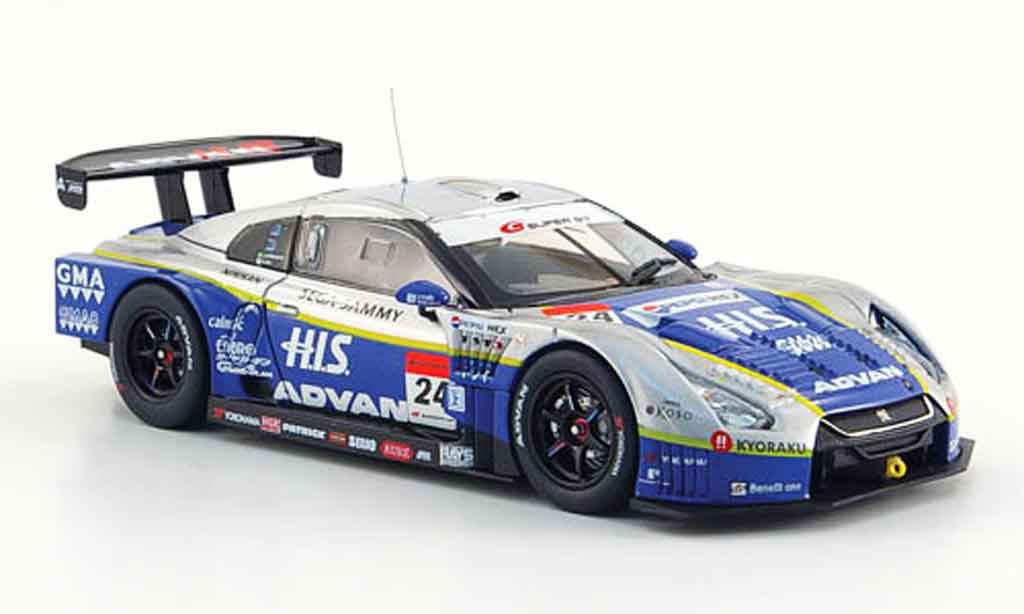 Nissan Skyline R35 1/43 Ebbro R35 GT R No.24 HIS Advan Kondo Super GT 500 2009 diecast model cars