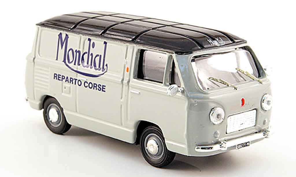 Fiat 600 1/43 Pego T Mondial Reparto Corse grey blue 1959 diecast model cars