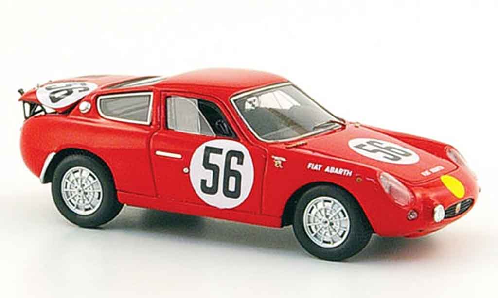 Fiat 700 1/43 Spark Abarth S No.56 Masson Zeccoli 24h Le Mans 1962 diecast model cars