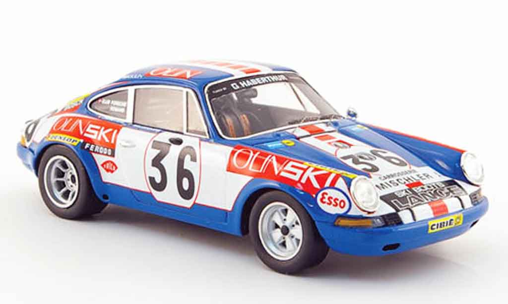 Porsche 911 1/43 Spark S No.36 Olin Ski 24h Le Mans 1971 diecast model cars