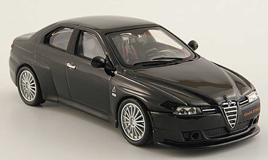 Alfa Romeo 156 GTA 1/43 M4 GTA 3.7 Autodelta black diecast model cars