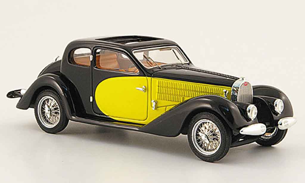 Bugatti 57 SC 1/43 Luxcar SC ventoux black yellow 1938 diecast model cars