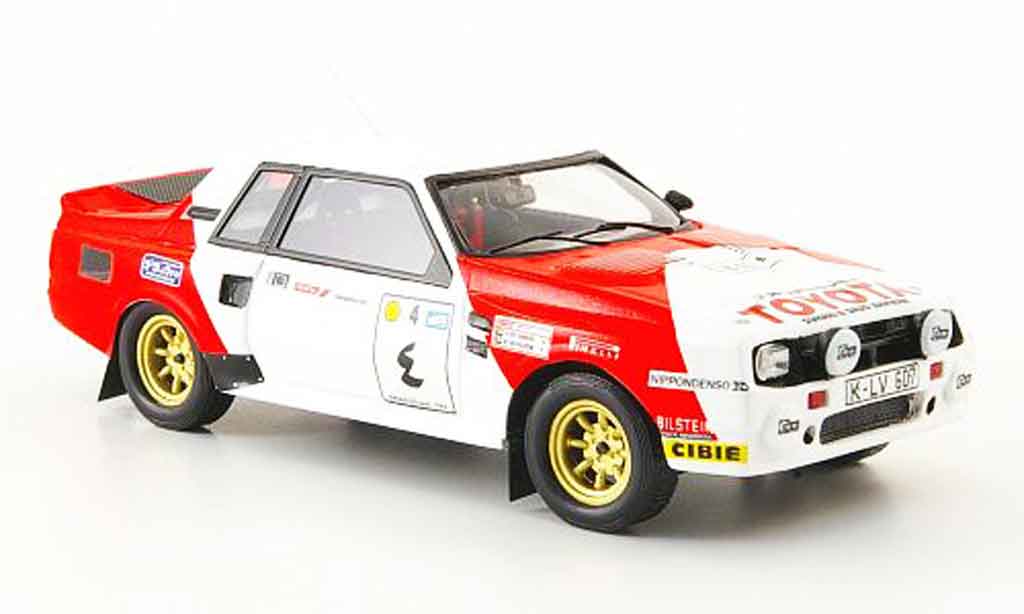 Toyota Celica 1/43 Bizarre twin cam turb no.1 rallye avectlerer osten 1984 diecast model cars