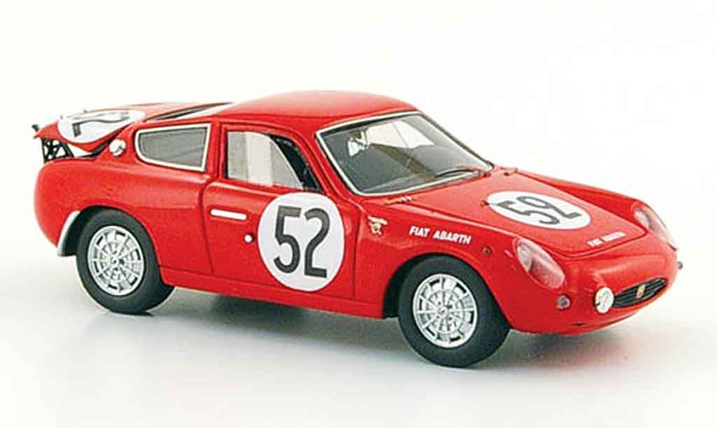 Fiat 700 1/43 Spark Abarth S No.52 Demetz Bianchi 24h Le Mans 1962 diecast model cars