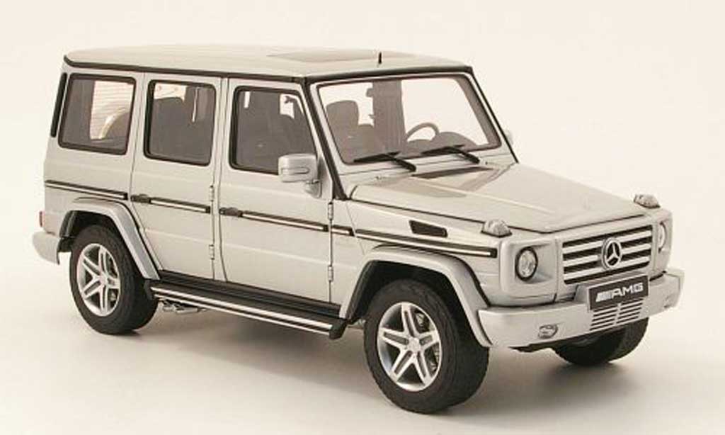 Mercedes Classe G 1/18 Autoart G55 amg grey metallisee 2009 diecast model cars