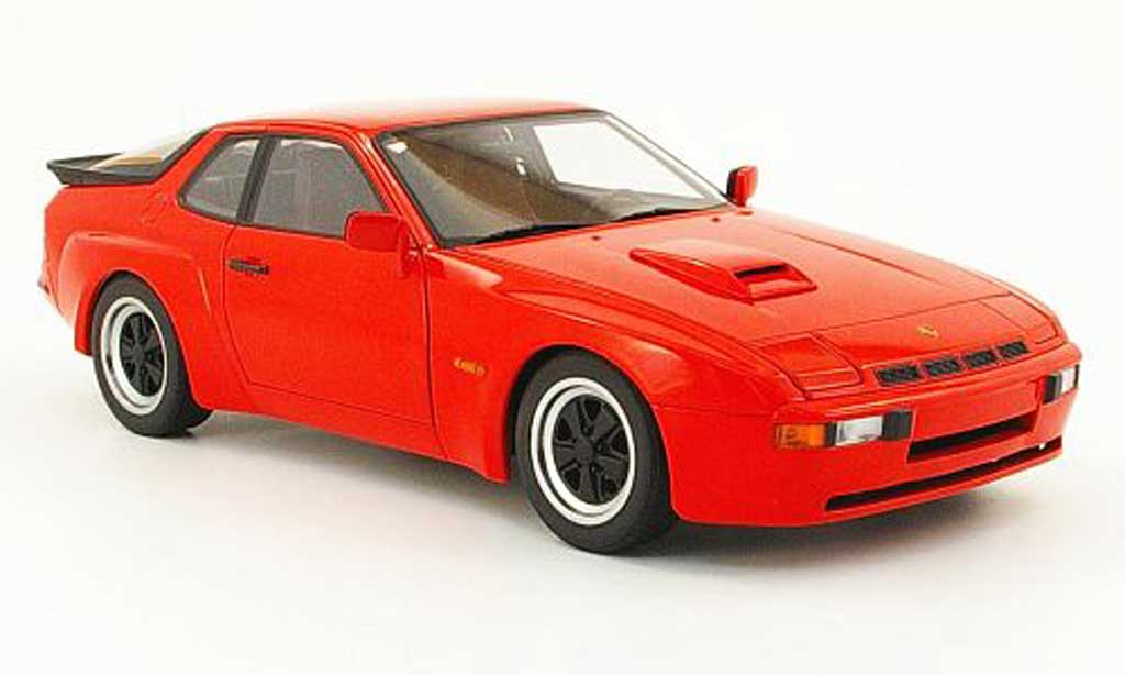Porsche 924 1980 1/18 Autoart 1980 carrera gt red diecast model cars