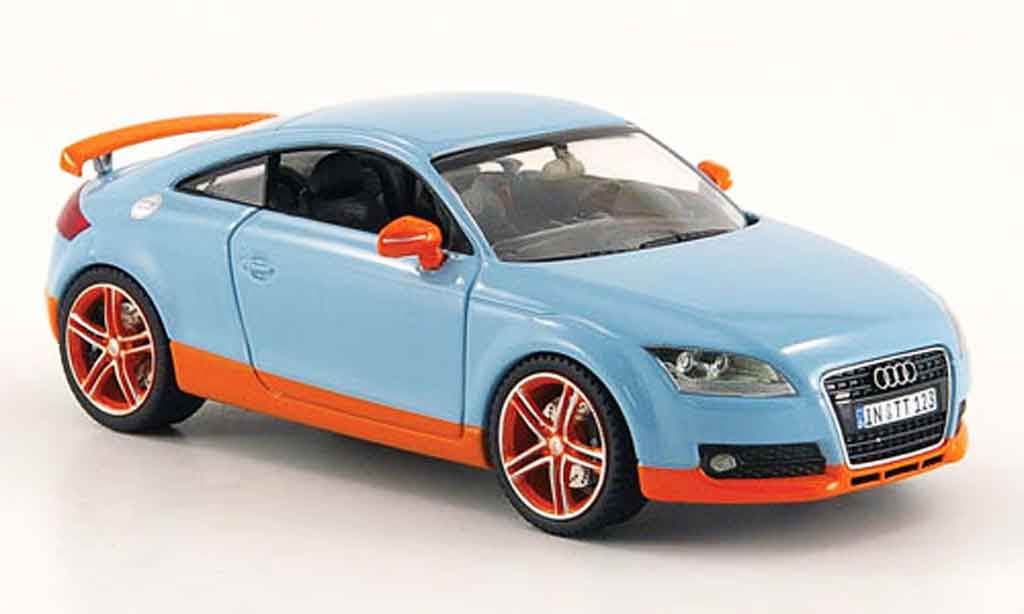 Audi TT coupe 1/43 Schuco coupe blue orange diecast model cars