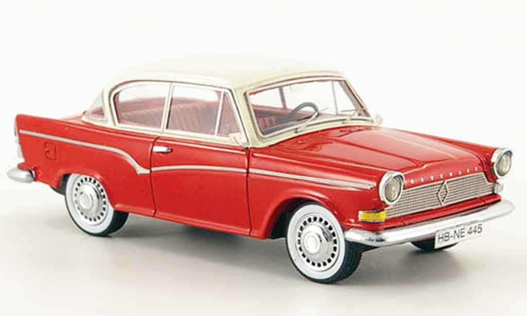 Borgward Arabella 1/43 Neo de Luxe red white 1960 diecast model cars
