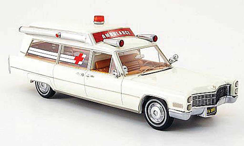 Cadillac S & S 1/43 Neo Ambulance white 1966 diecast model cars
