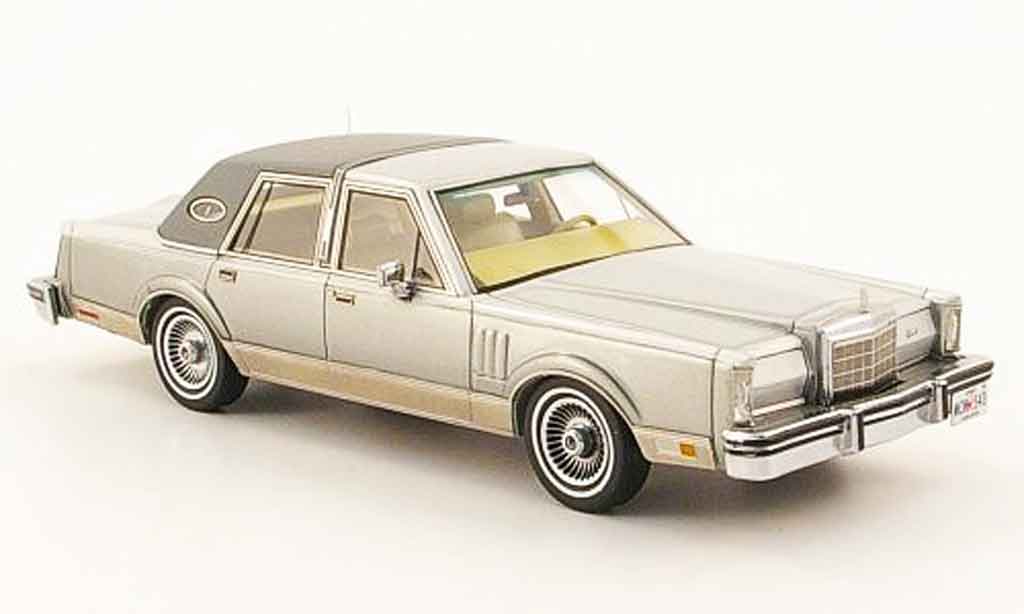 Lincoln Continental 1979 1/43 Neo 1979 MK VI grey diecast model cars