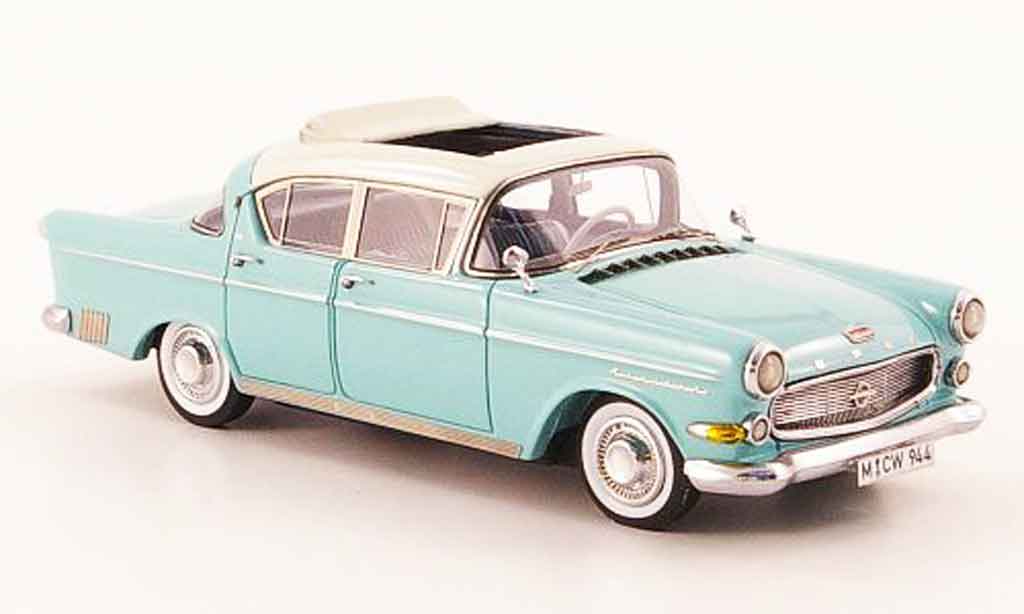 Opel Kapitan 1/43 Neo 2.5 l turkis creme liavec. auflage 300 1958 diecast model cars