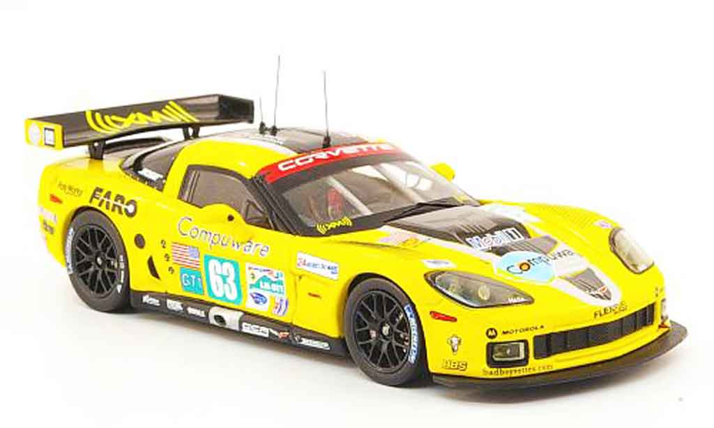Chevrolet Corvette C6 1/43 IXO C6 R No.63 Compuware 24h Le Mans 2009 diecast model cars