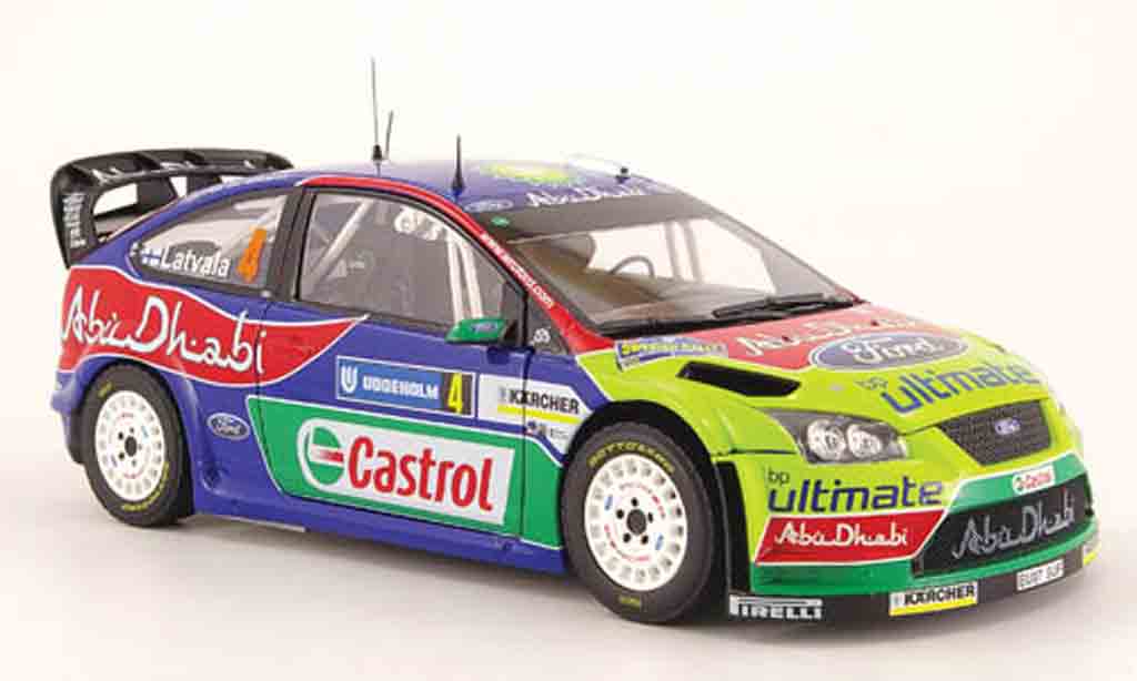 Ford Focus RS WRC 1/18 Sun Star RS WRC no.4 bp/abu dhabi rallye schweden 2008 diecast model cars