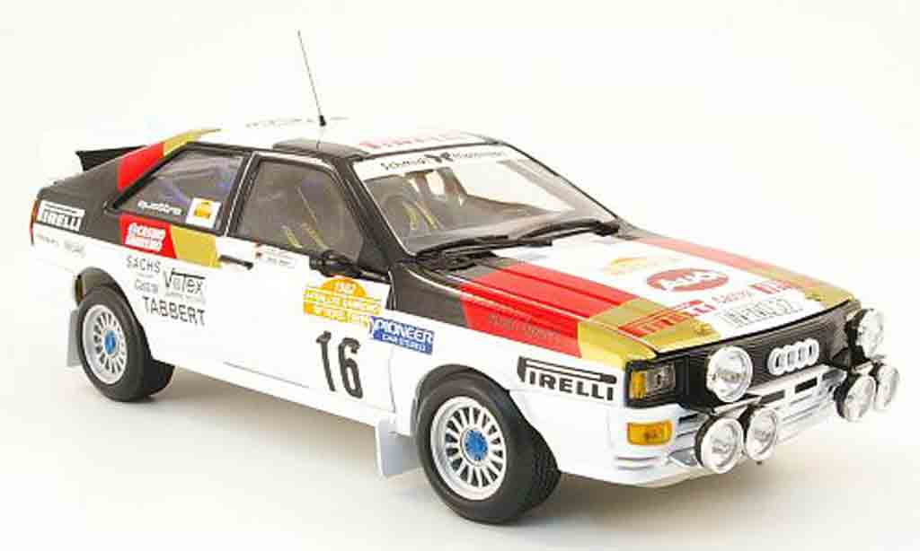 Audi Quattro Rallye 1/18 Sun Star Rally no.16 pirelli san remo 1982 diecast model cars