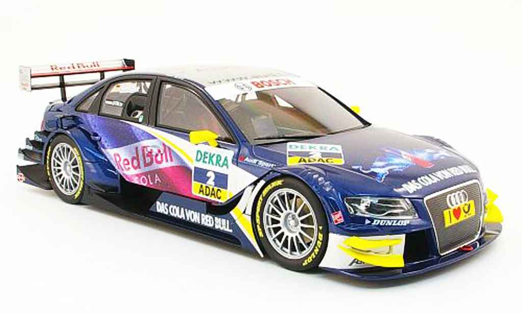 Audi A4 DTM 1/18 Norev DTM no.2 red bull m.tomczyk stw 2008 diecast model cars