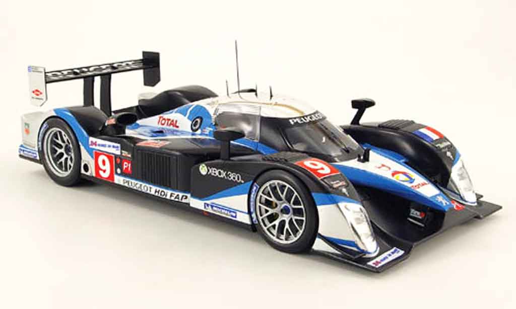 Peugeot 908 2009 1/18 Norev 2009 hdi fap no.9 total sieger 24h le mans diecast model cars