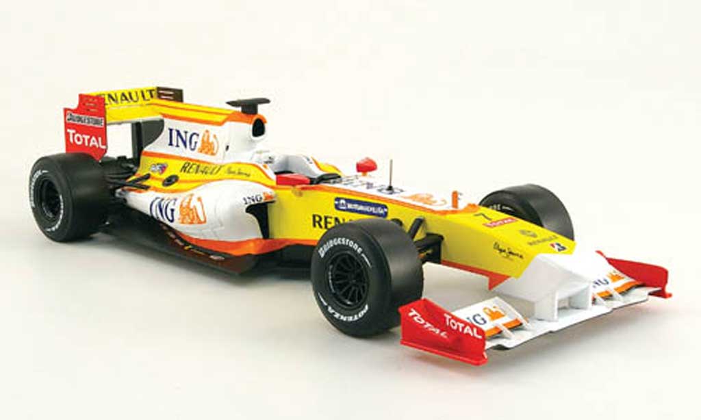 Renault F1 1/18 Norev r 29 no.7 ing formel 1 showcar 2009 diecast model cars