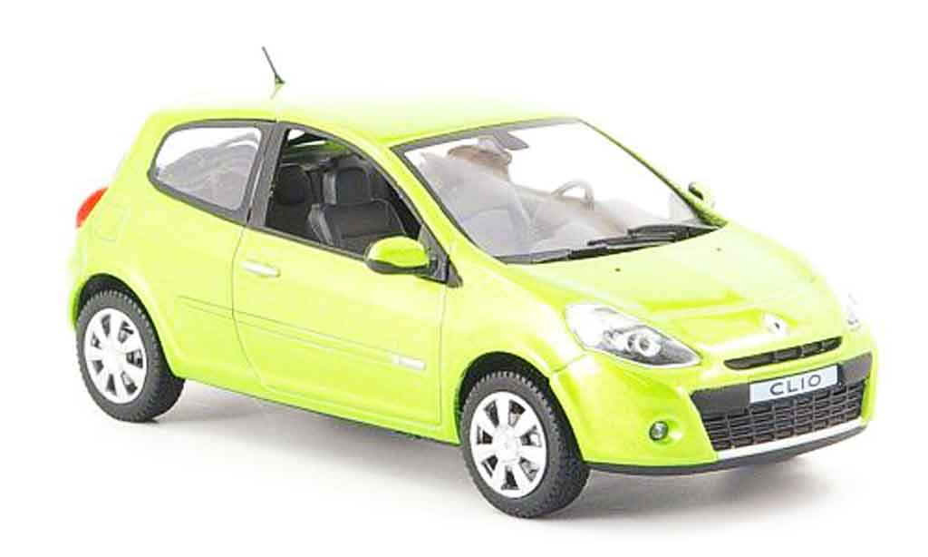 Renault Clio 1/43 Norev grun 2009 diecast model cars