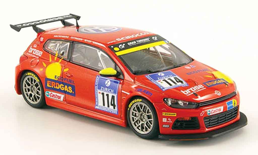 Volkswagen Scirocco 1/43 Norev scirocco gt24 cgn no.114 24h nurburgring 2009 diecast model cars
