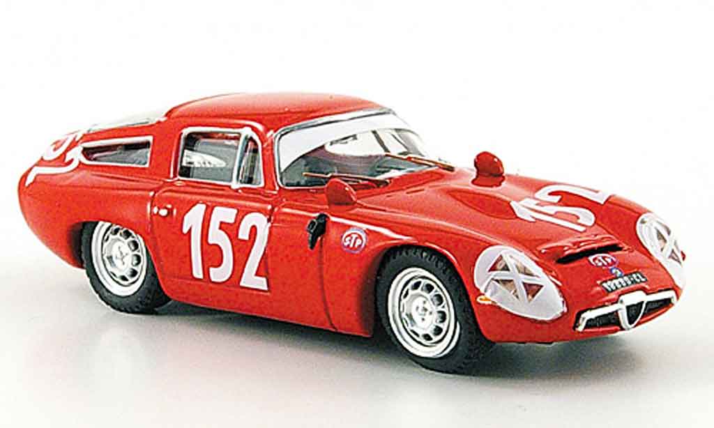 Alfa Romeo TZ1 1/43 Best no.152 giugno sutera targa florio 1970 diecast model cars