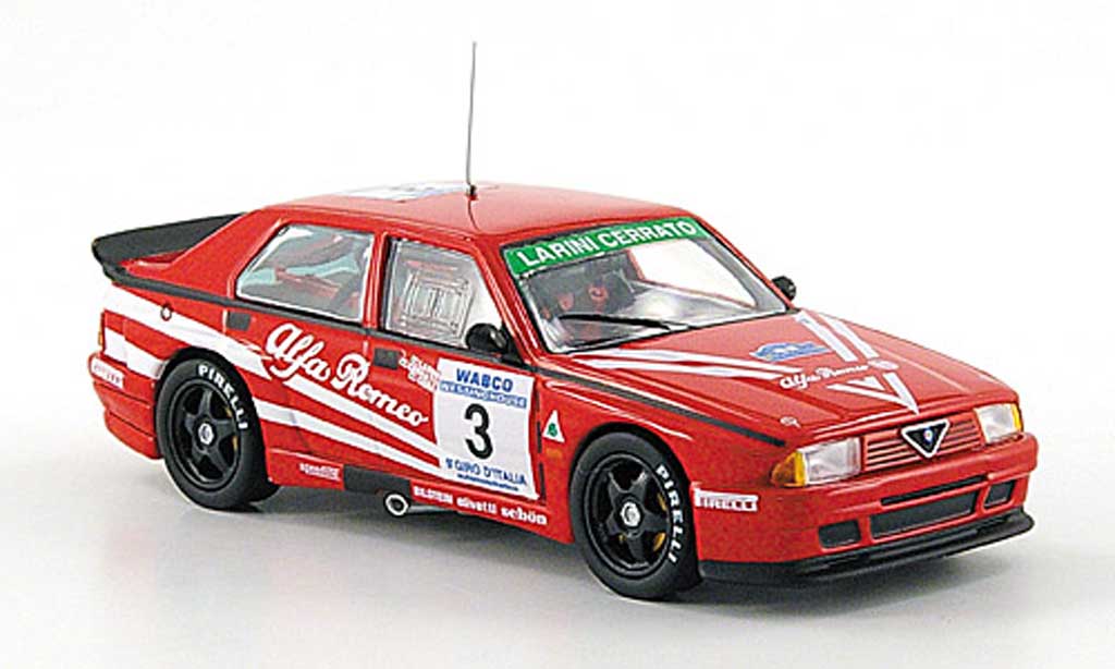 Alfa Romeo 75 Evoluzione 1/43 M4 Evoluzione Turbo No.3 Giro de Italia 1988 Francia/Cerrato/Cerri diecast model cars